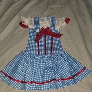 Wizard of Oz Dorothy dress Halloween size 3-4 years old